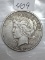 1922S Silver Peace Dollar - XF Dark