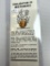 Interesting Facts Card -Declaration of Independence - 1975 Counterstamped Lincoln Memorial Cent