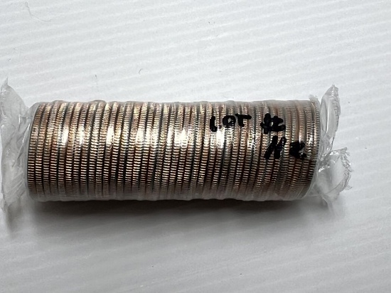 $10 - 2000D Statehood Quarter Dollars, Sealed Roll - Virginia