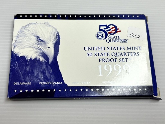 1999 Statehood Quarter Dollar Proof Set Original Packaging