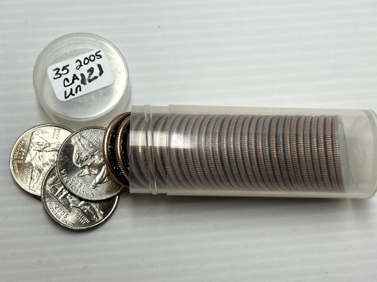 35-2005D Statehood Quarter Dollars, California UNC