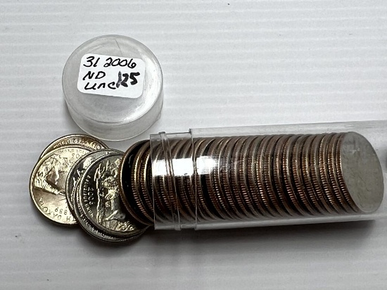 31-2006D Statehood Quarter Dollars, North Dakota UNC