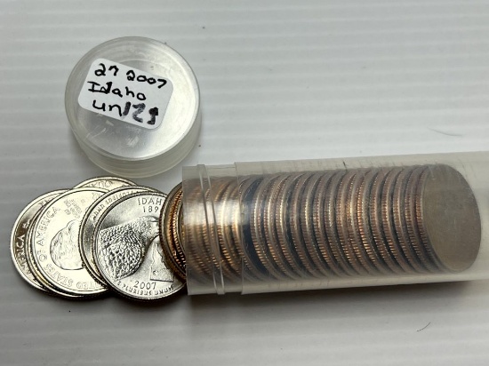 27-2007D Statehood Quarter Dollars , Idaho UNC