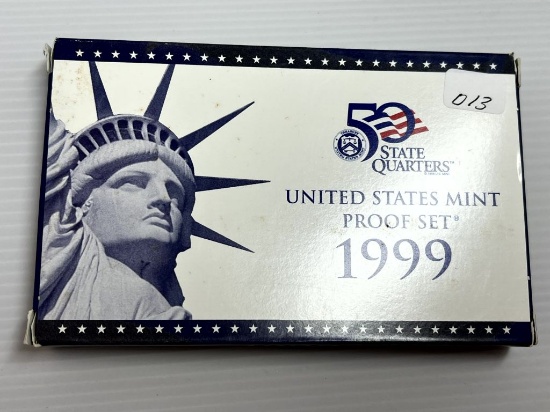 1999 Proof Set Original Packaging