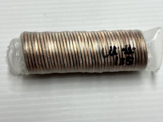$10 - 2008D Statehood Quarter Dollars, Sealed Roll - Oklahoma