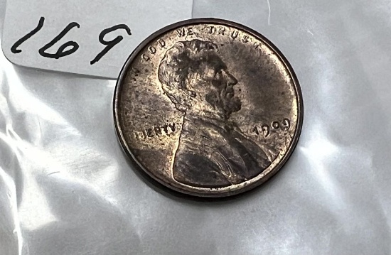 1909 Lincoln Wheat Cent - MS RB