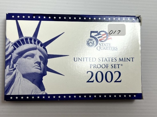 2002 Proof Set Original Packaging