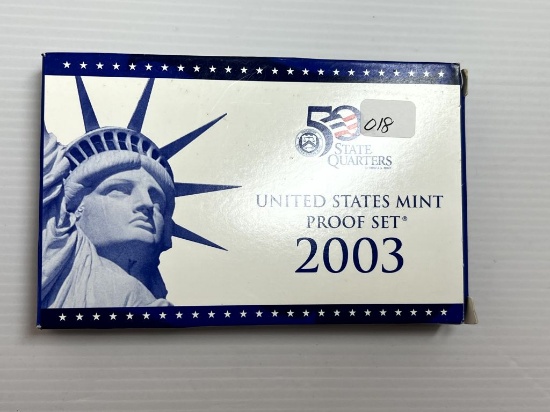 2003 Proof Set Original Packaging