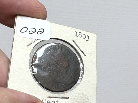 1803 Draped Bust Large Cent -AG
