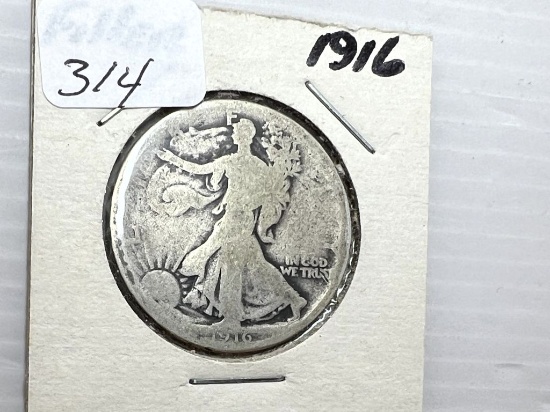 1916 Walking Liberty Half Dollar - FR