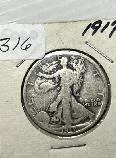 1917 Walking Liberty Half dollar - G