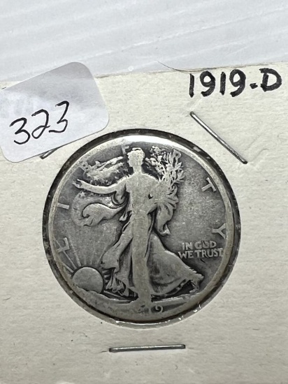 1919D Walking Liberty Half Dollar - FR