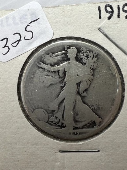 1919S Walking Liberty Half Dollar - FR
