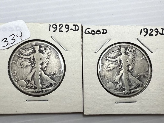 2-1929D Walking Liberty Half Dollar - G