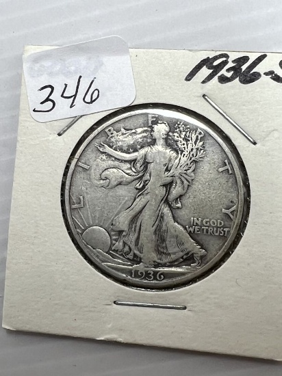 1936S Walking Liberty Half Dollar - G