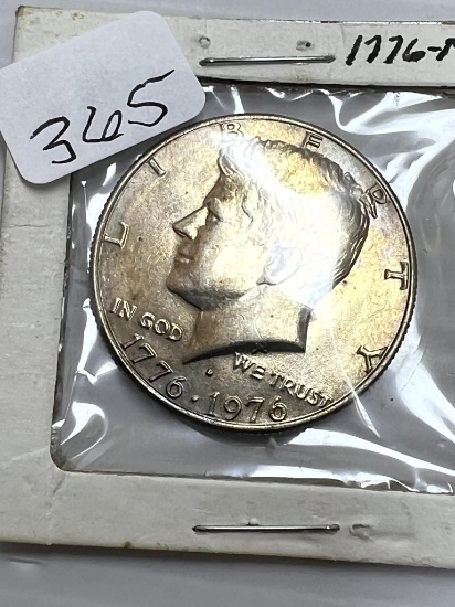 1976D Bicentennial Kennedy Half Dollar - BU