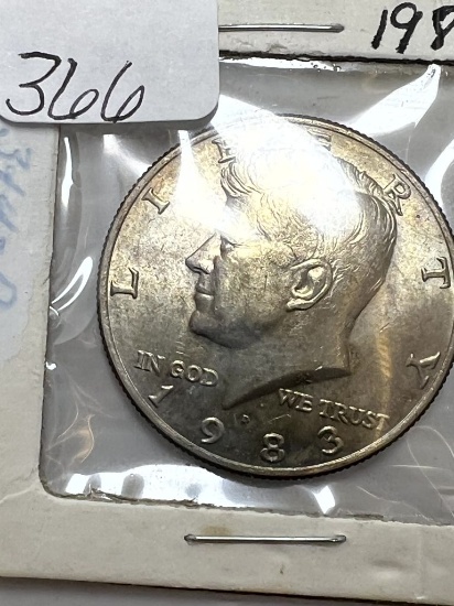 1983D Kennedy Half Dollar -MS