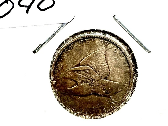 1857 Flying Eagle Cent - G/VG
