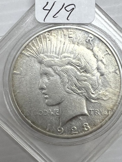 1923S Silver Peace Dollar - XF