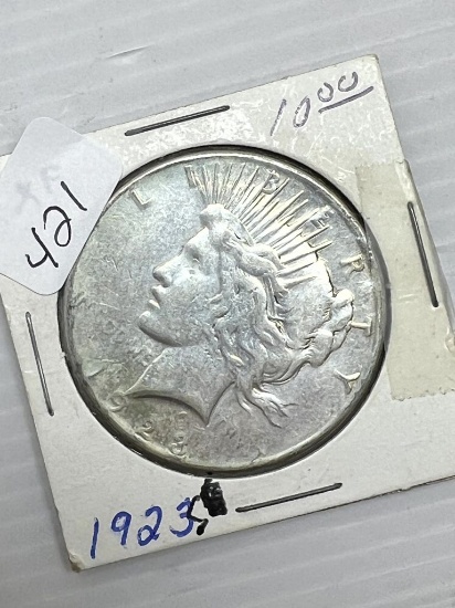 1923S Silver Peace Dollar - XF