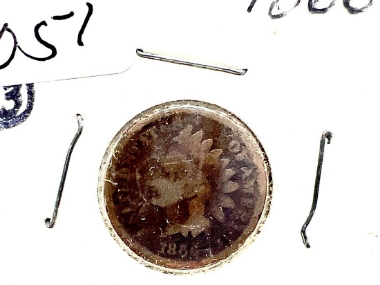 1866 Indian Head Cent - AG/G