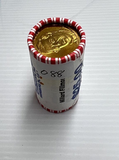 $25 Roll of Mint Sealed Presidential Dollars - Millard Fillmore