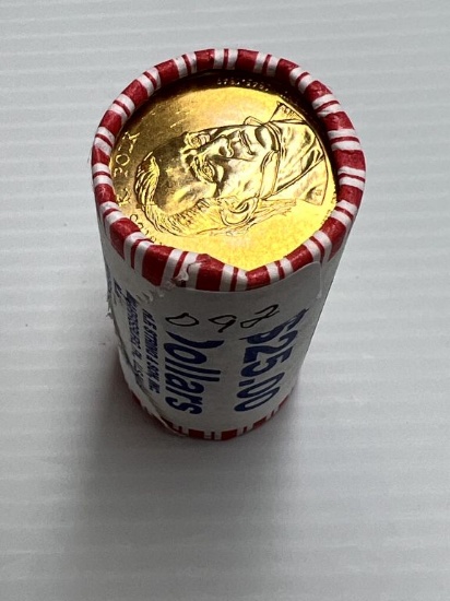 $25 Roll of Mint Sealed Presidential Dollars - James K Polk