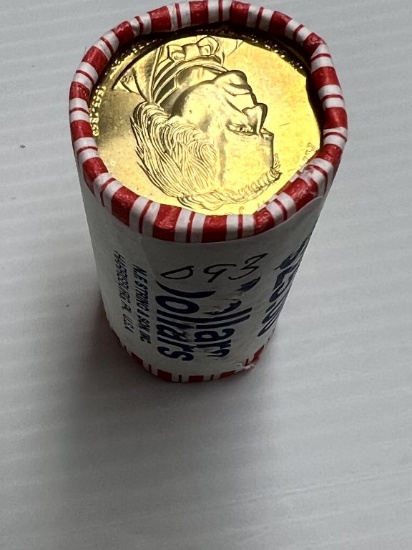 $25 Roll of Mint Sealed Presidential Dollars - Andrew Johnson