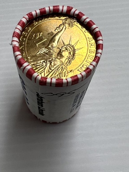 $25 Roll of Mint Sealed Presidential Dollars - Abraham Lincoln