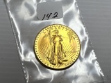 1986 $50 Gold Piece Roman Numeraled
