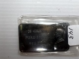 25 Gram Silver Bar - Toned Proof Finish
