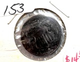 1866 Shield Nickel With Rays - VG