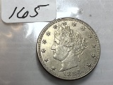 1883 NC Liberty V Nickel - MS