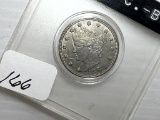 1883 NC Liberty V Nickel - BU