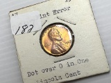1965 Lincoln Memorial Cent - Dot over O Mint Error - MS