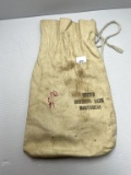 United Missouri Bank Northwest Canvas Bank Bag Small Size