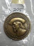1973 United Stock Growers Association, Cody WY Bronze Medal Colonel Buffalo Bill Cody