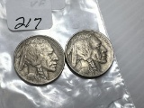1913D Type 1 Buffalo Nickel - VF; x's the Bid