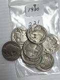 9-1920 Buffalo Nickel - Average Circulated Condition