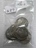 11-1936S Buffalo Nickel - Average Circulated Condition