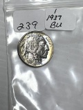 1937 buffalo Nickel - BU