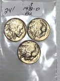 3-1938D buffalo Nickel - BU