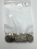 23 - 1940's Jefferson Nickels - Average Circulated Condition