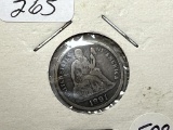 1891 Seated Liberty Dime - VG+/F