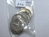 1960's - P, D & S Mint Washington Quarter Dollars  XF to BU; x's the Bid