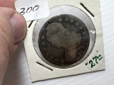 1823 Draped Bust Half Dollar- AG/G Edge Lettered