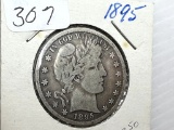 1895 Barber Half Dollar -VF