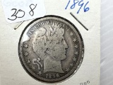 1896 Barber Half Dollar - VG
