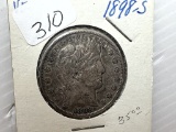 1898S Barber Half Dollar  - VF/XF