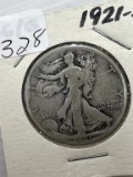 1921S Walking Liberty Half Dollar -Key Date AG/G